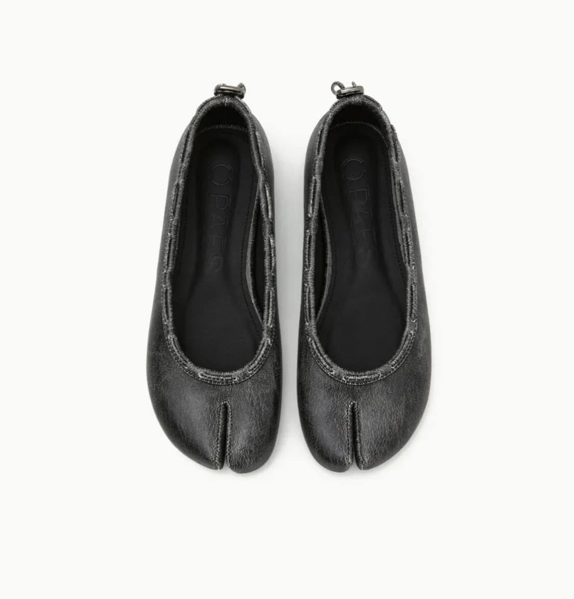 [새상품] 페이즈 레더 스트링 플랫 (vintage black/230) 상품이미지1