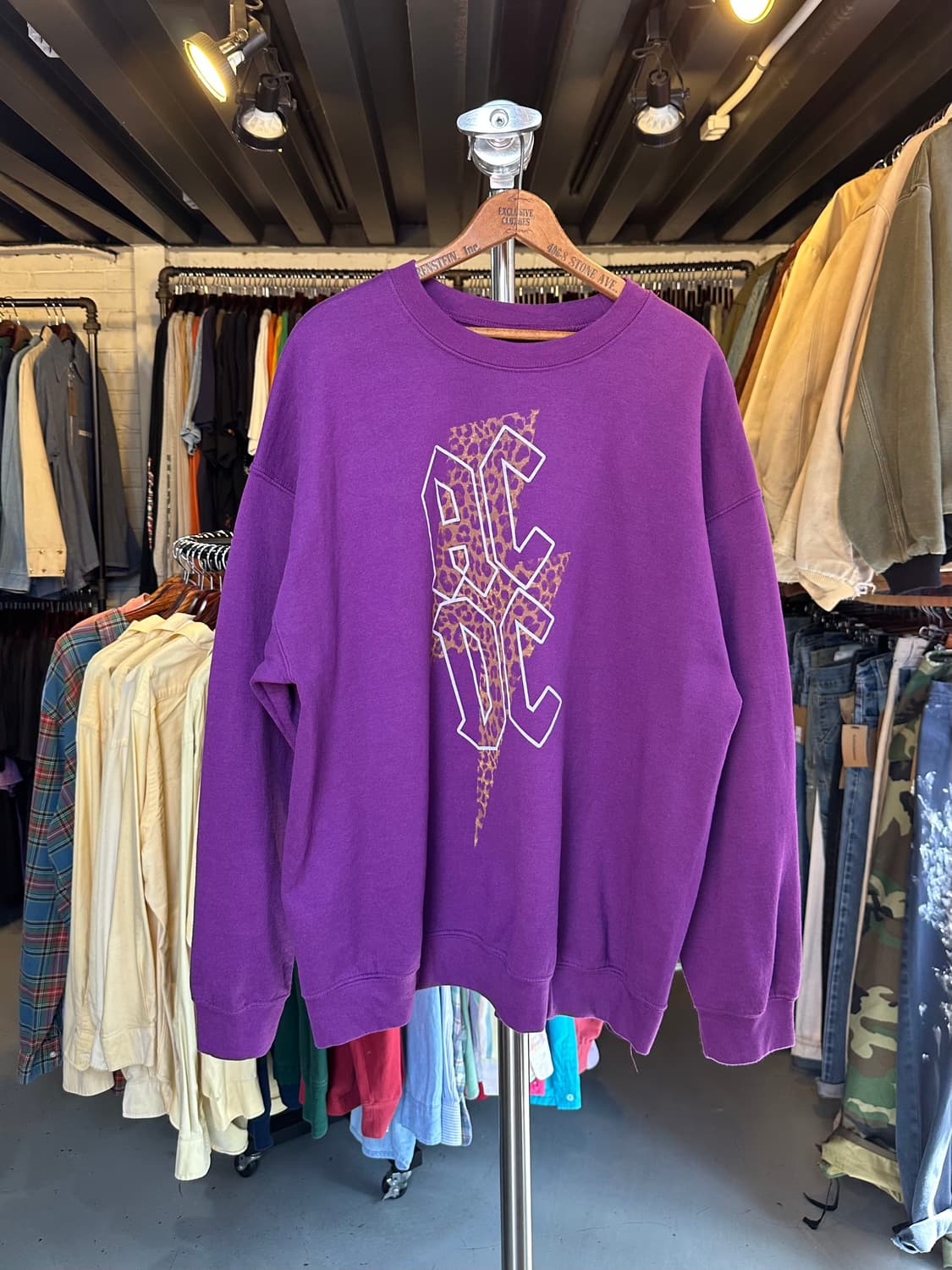 ACDC 락밴드 프린팅 스웻셔츠 상품이미지1