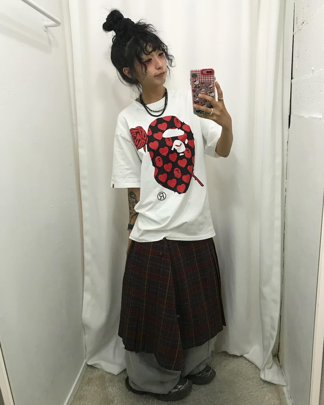 Bape Happy Valentin's Day Big Saru Tee 상품이미지3