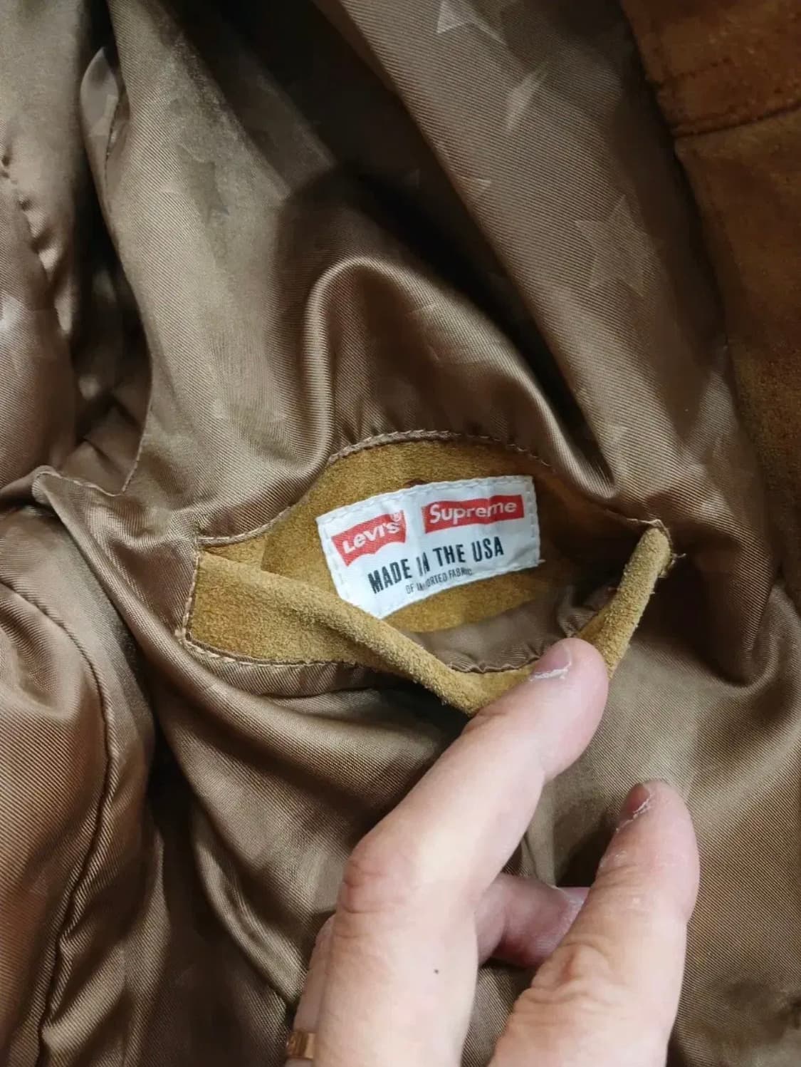 SUPREME LEVI'S SUEDE TRUCKER JACKET 상품이미지9