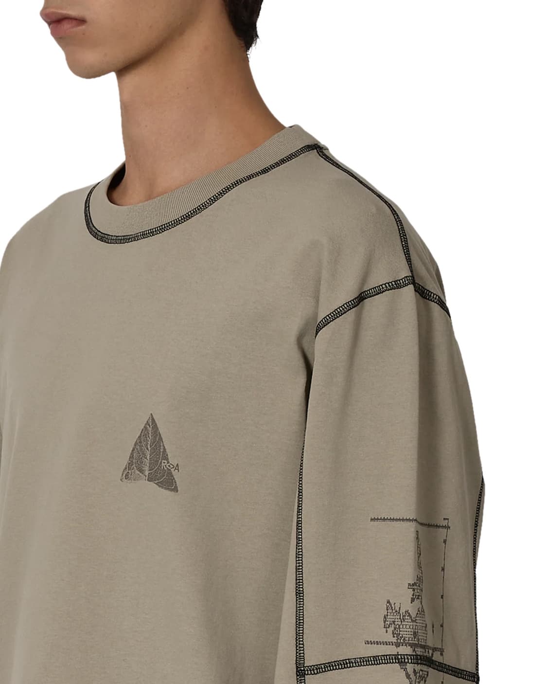 [L,XL]로아 하이킹 25fw Stitch Organic 티셔츠 상품이미지5