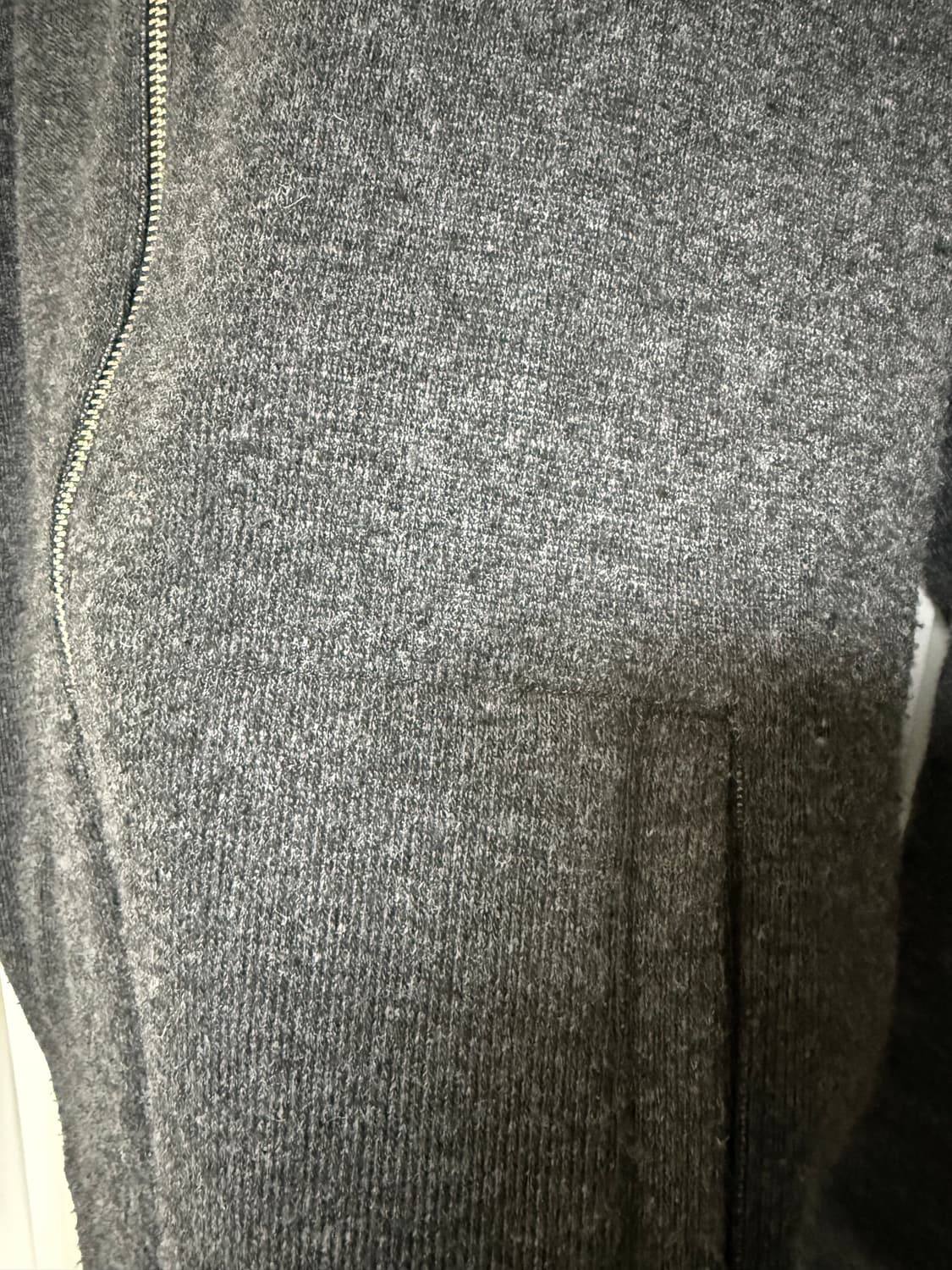 모노프리베 textured high neck zip charcoal 3 상품이미지3