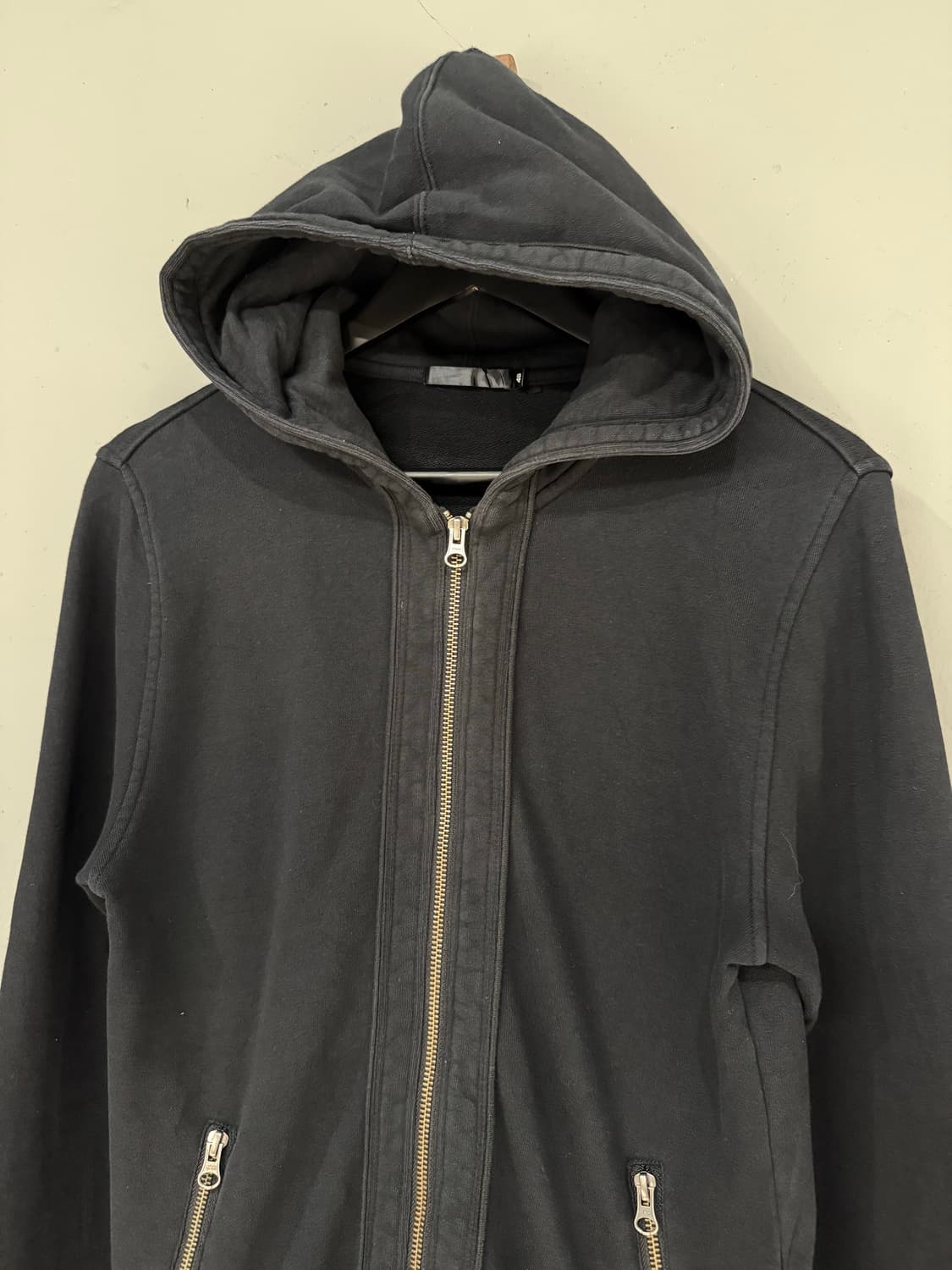 zipper detail 2-way hood zip-up 상품이미지5