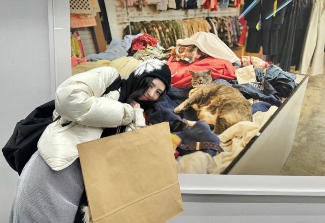 오픈와이와이 자카드 후디 머플러 상품이미지3