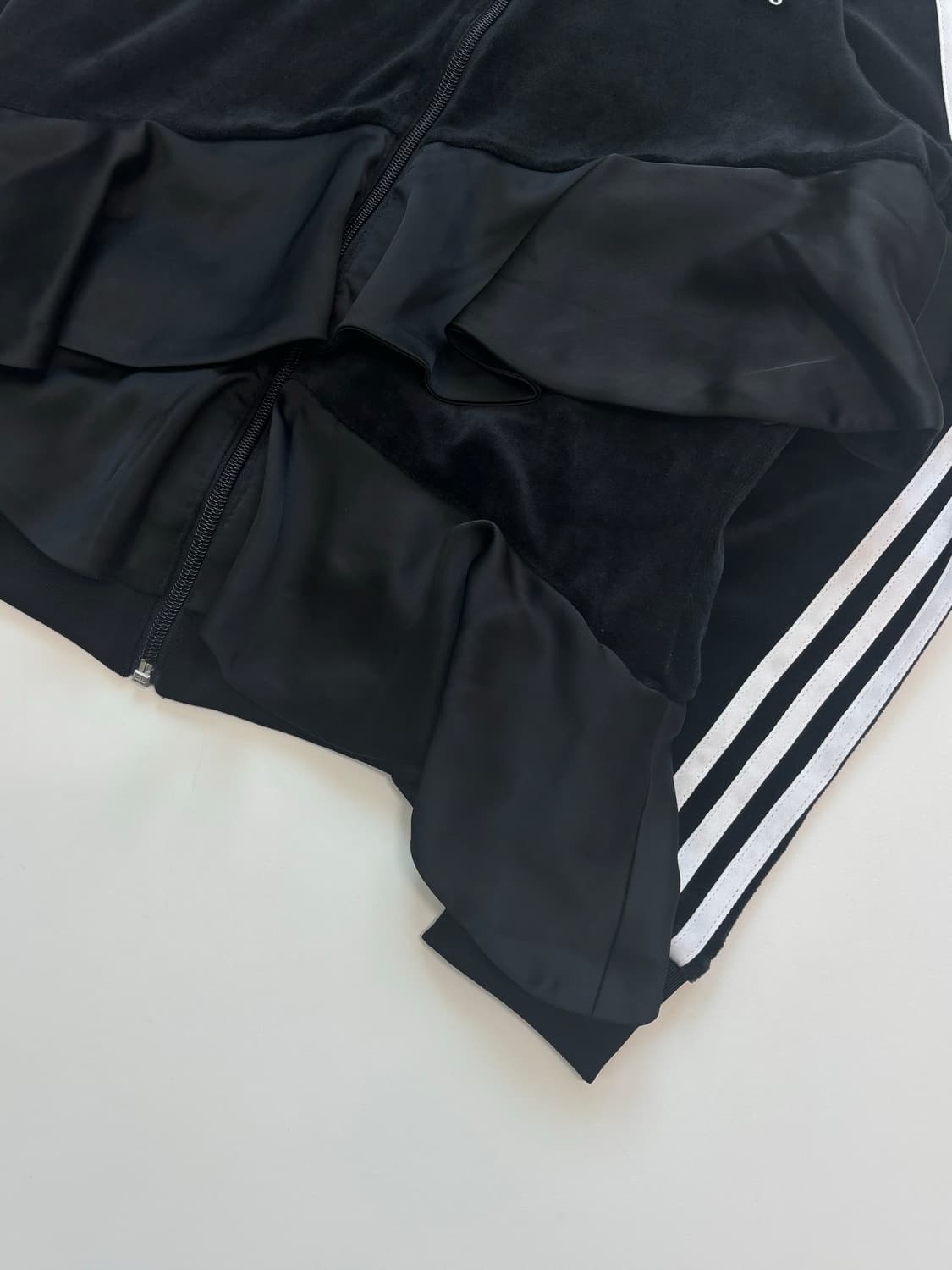 Adidas 아디다스X 제이쿠 블랙 벨루어 프릴 트랙탑 상품이미지7