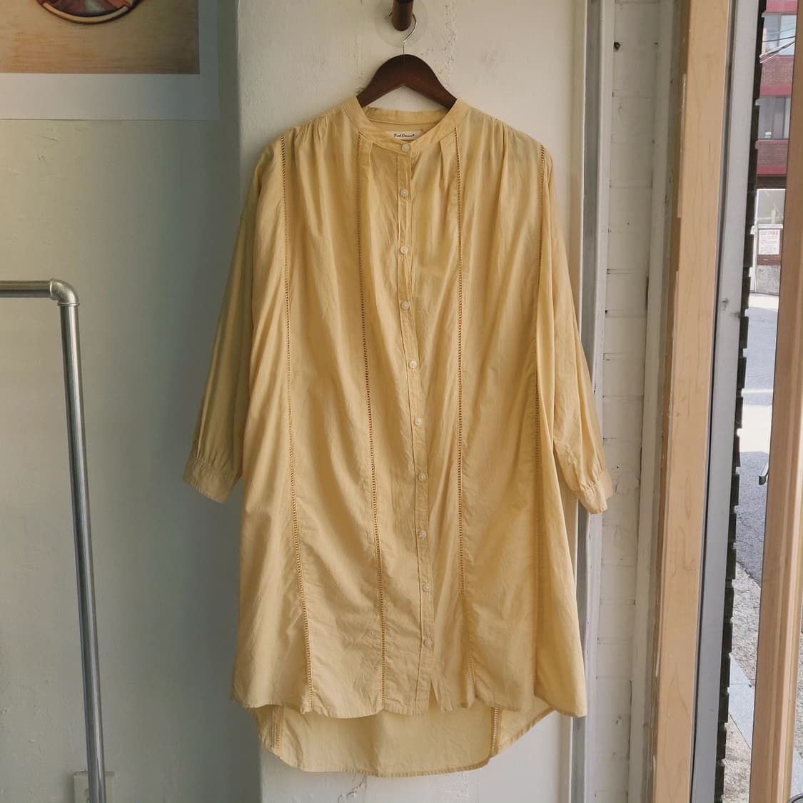 Final decision 펀칭 롱셔츠 상품이미지3