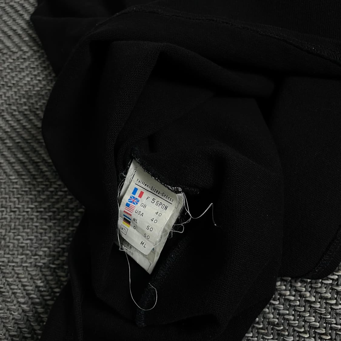 세인트제임스 패치로고 블랙 미니멀 롱슬리브o 3405 상품이미지5