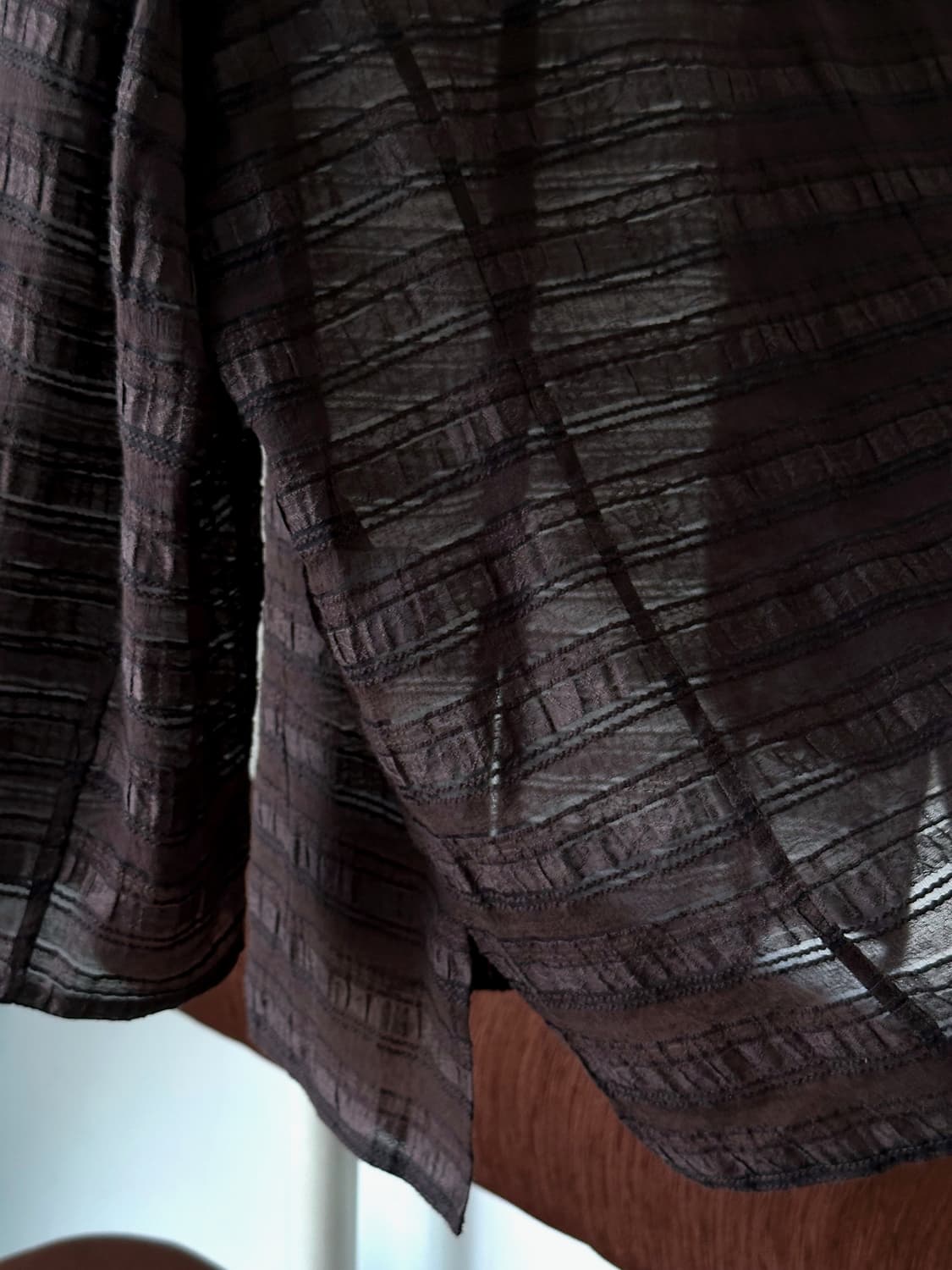 JPN made linen nylon design shirket 상품이미지5