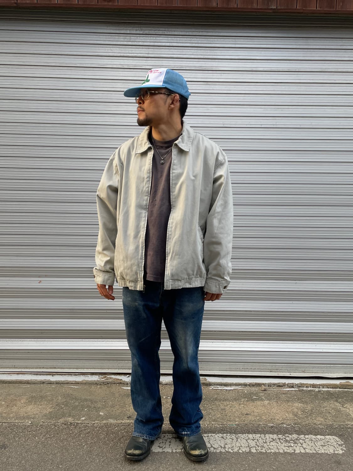 00s Old GAP Beige Cotton Swing Top 상품이미지4