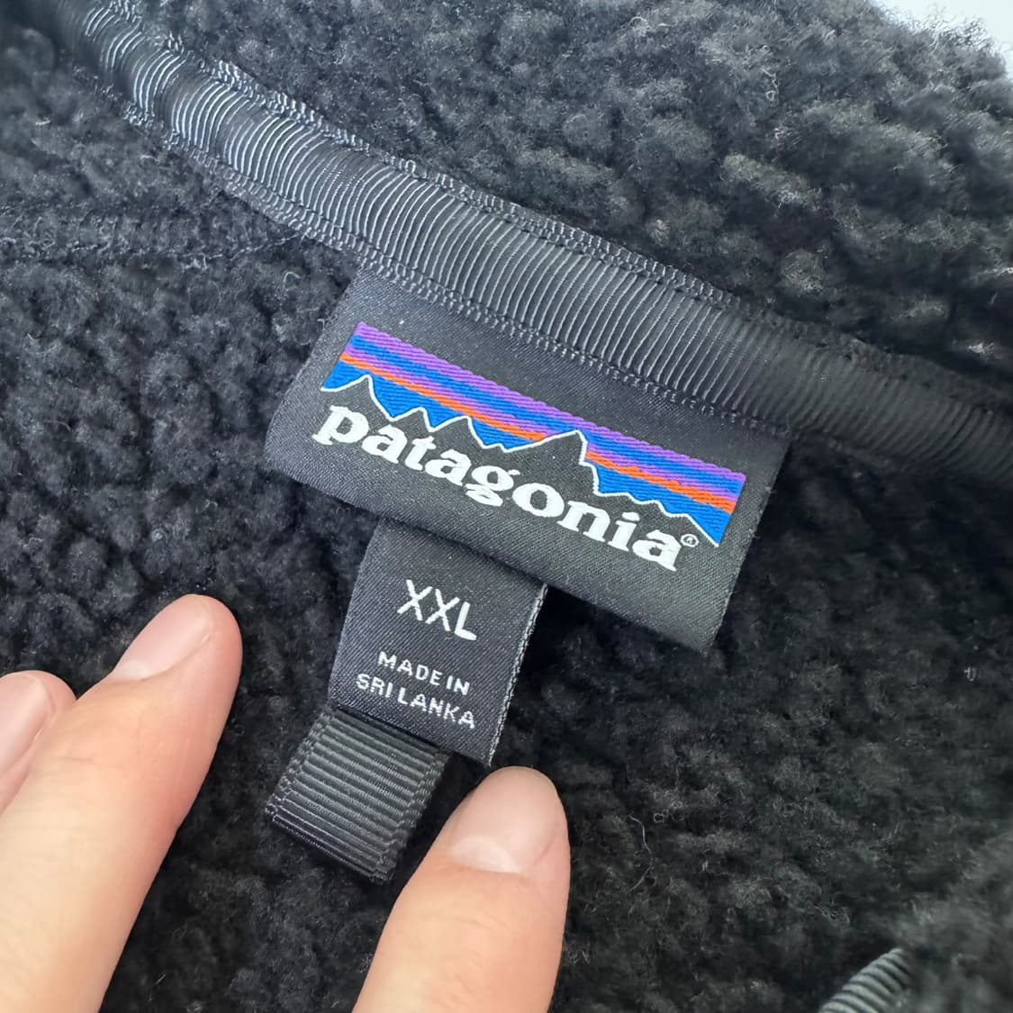 빅사이즈 파타고니아 블랙 레트로 후리스 자켓 상품이미지4