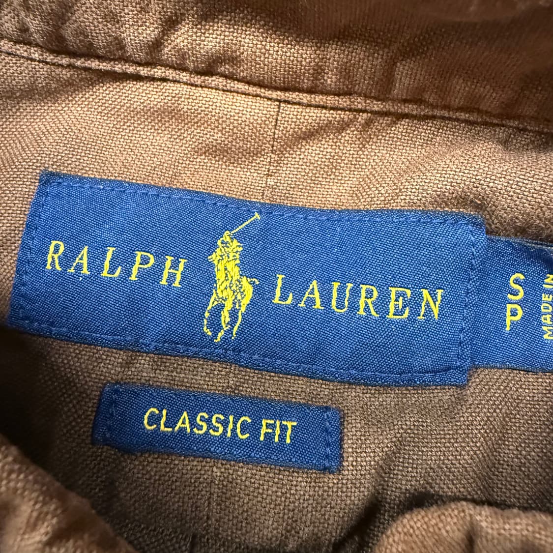 [정품/S] 폴로 랄프로렌 브라운 옥스포드 셔츠 b18 상품이미지5