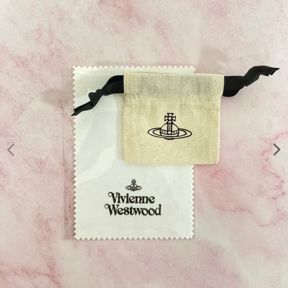 비비안웨스트우드 아카이브 핑크 크리스탈 로즈골드 실버 투웨이링 반지 상품이미지6