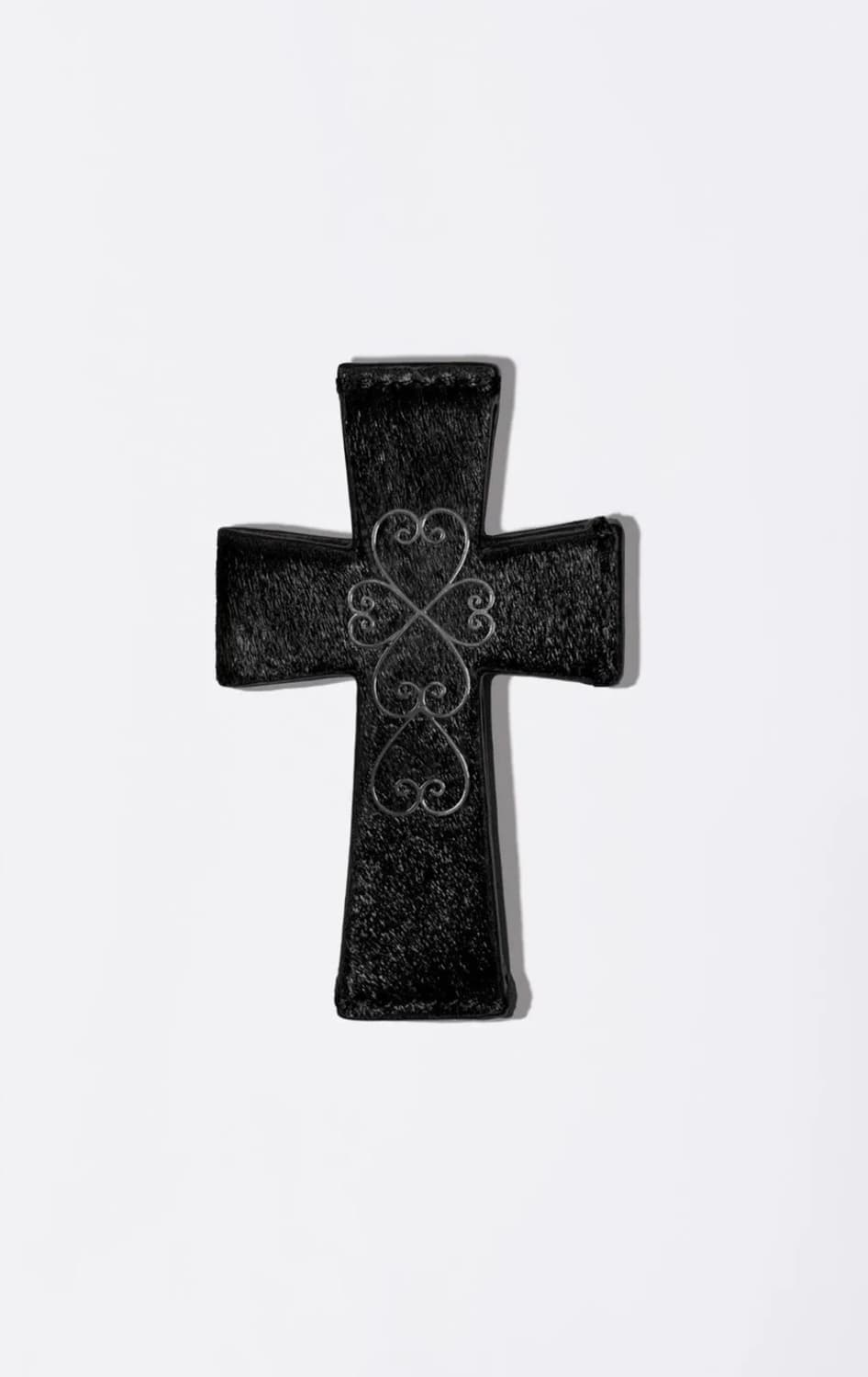 박스채 새상품 스컬프터 카드지갑 에드하디 십자가 송치 블랙 상품이미지2