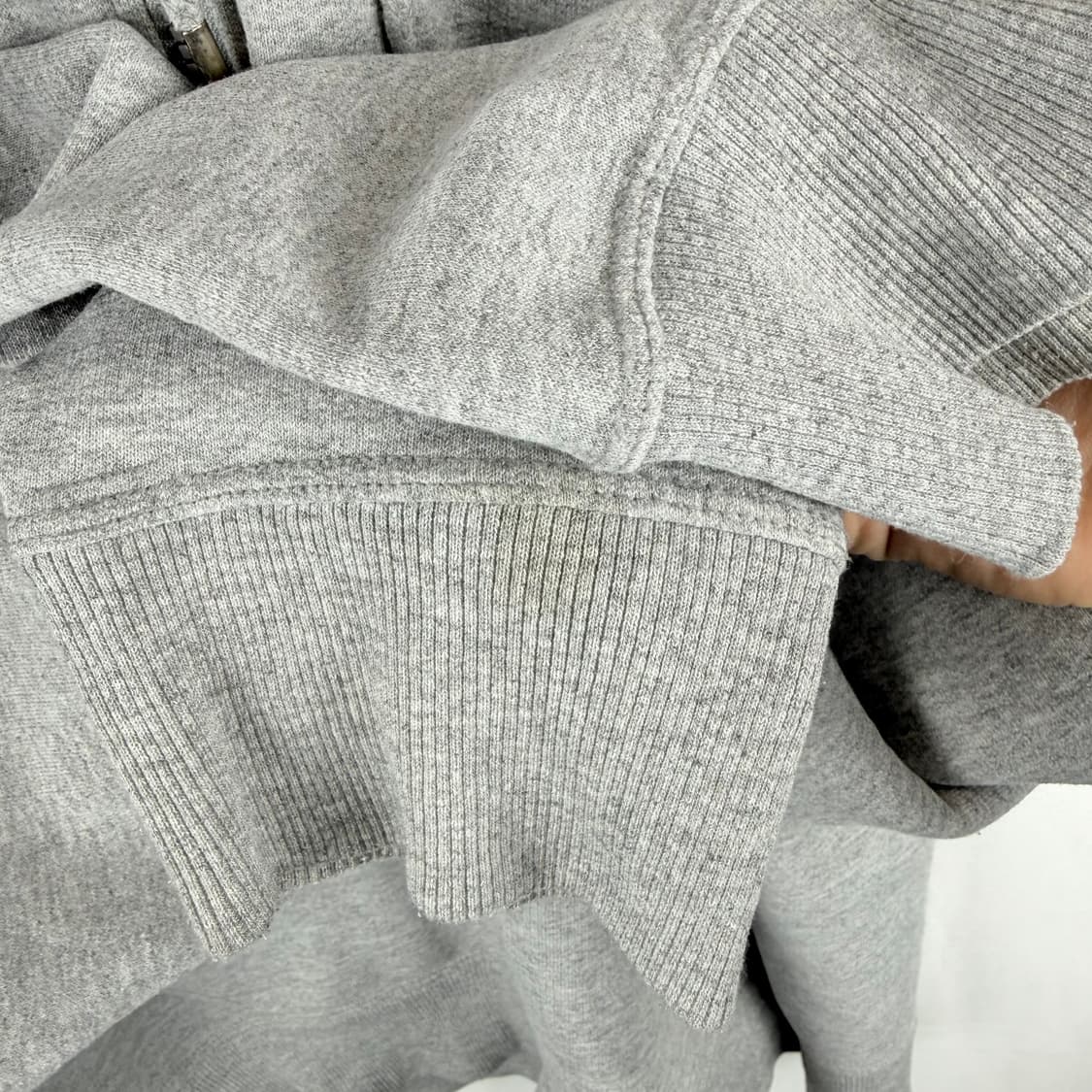 (2XL) 챔피온 자수로고 후드집업 그레이 상품이미지4