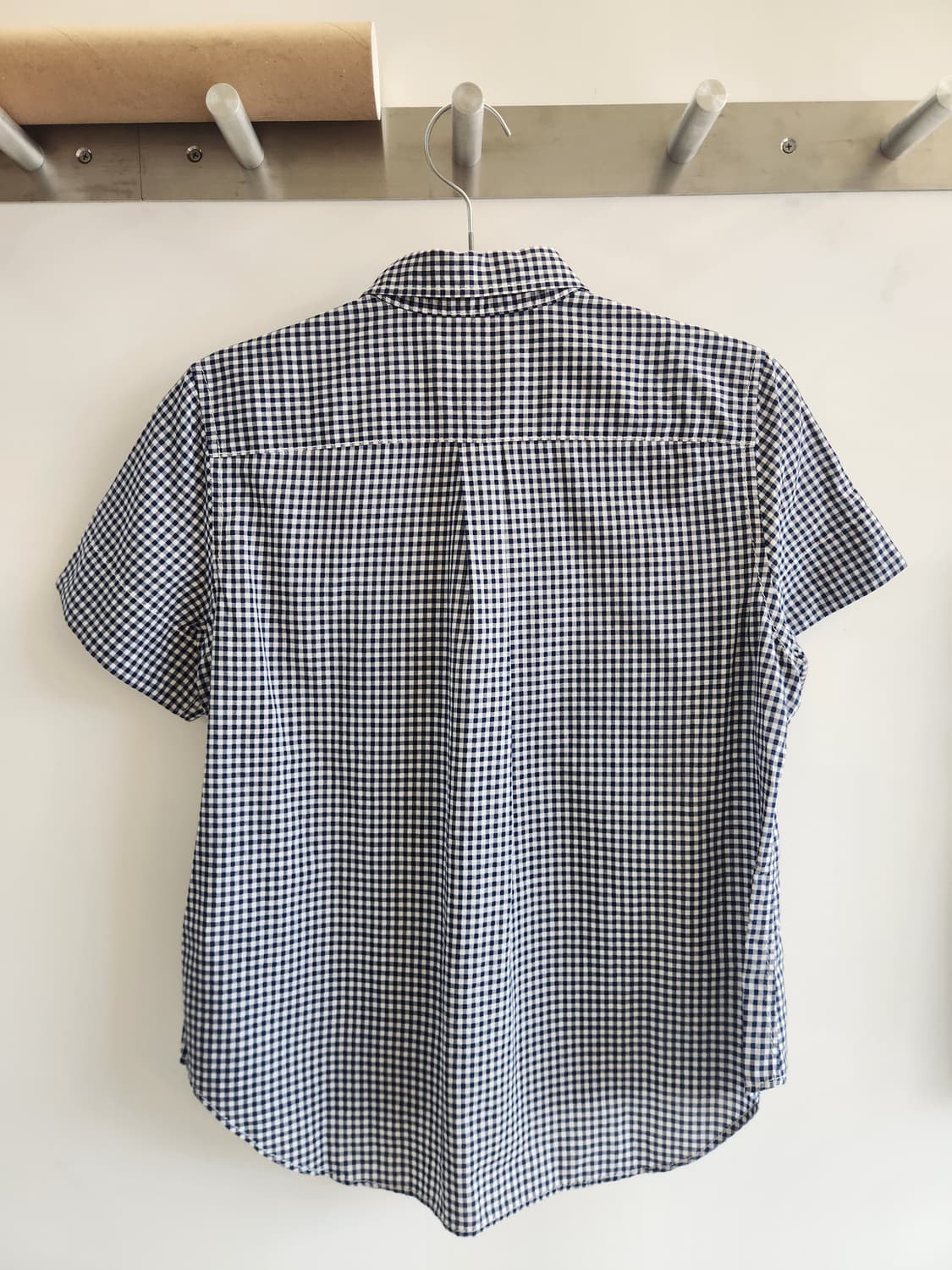 꼼데가르송 트리콧 AD2009 체크 반팔 셔츠 상품이미지2