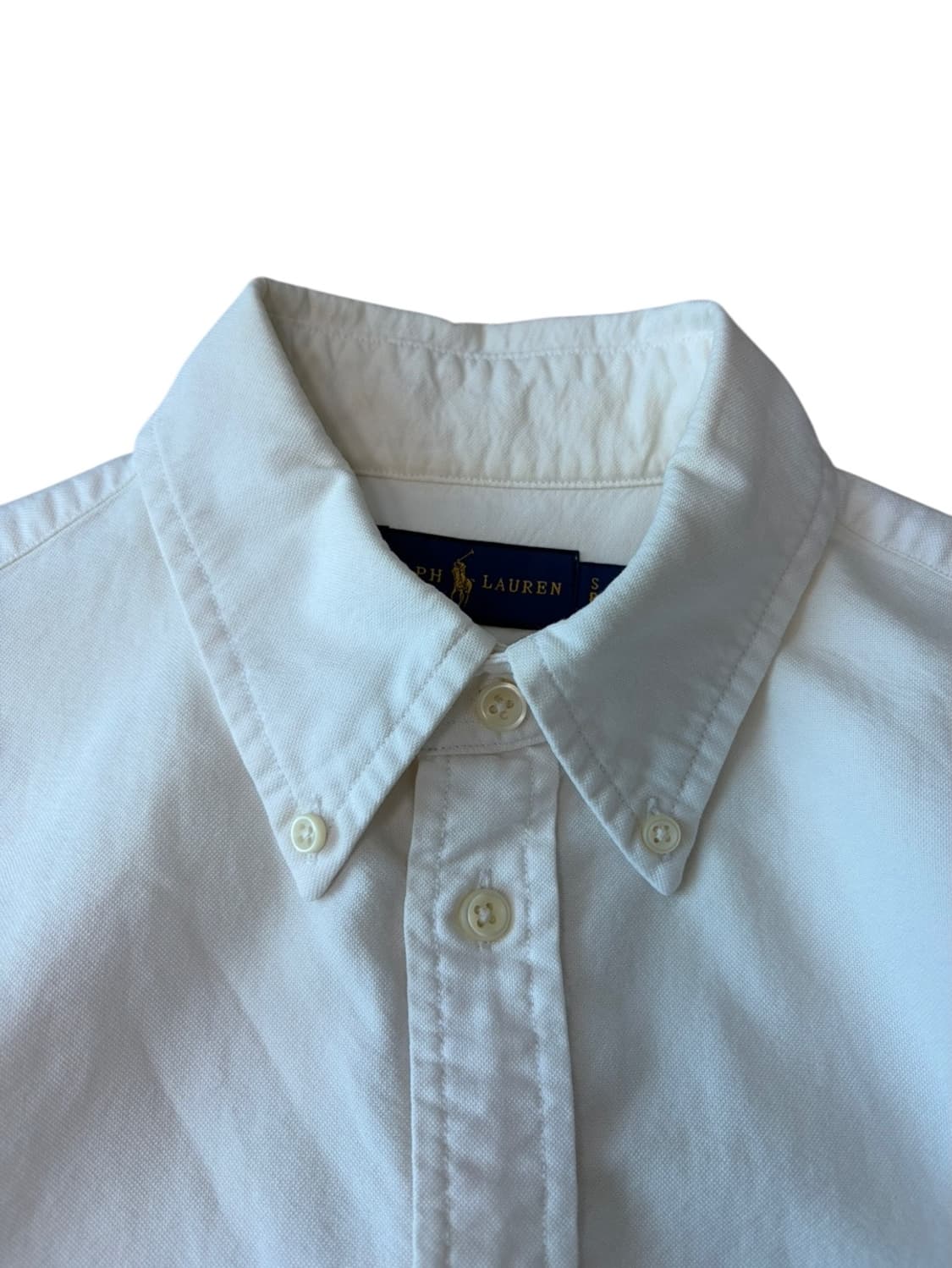 폴로 옥스포드 셔츠 화이트 (S/국내90~95) 상품이미지3