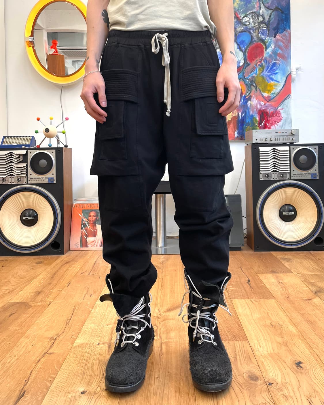 [M] 릭오웬스 다크쉐도우 스웨트 팬츠 상품이미지2