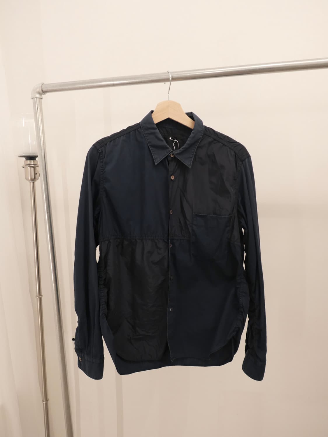 꼼데가르송 옴므 나일론 패치 셔츠 상품이미지1