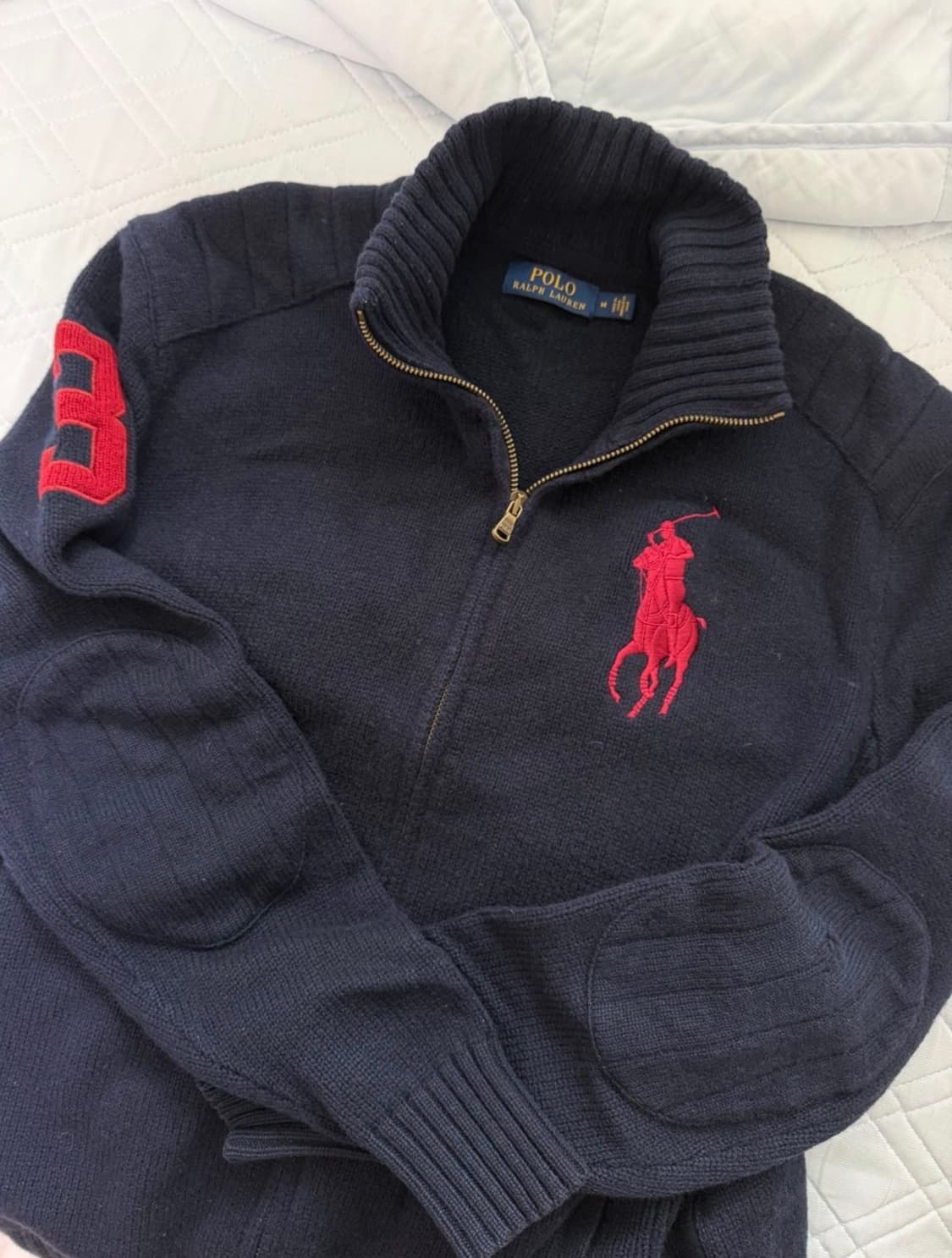 폴로 니트 져지 M 상품이미지1