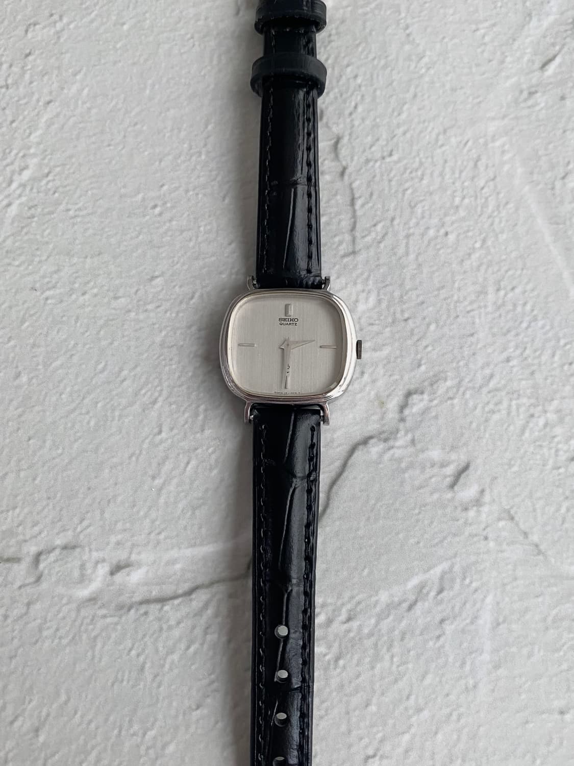 세이코 seiko 실버 스퀘어 쿼츠 상품이미지3