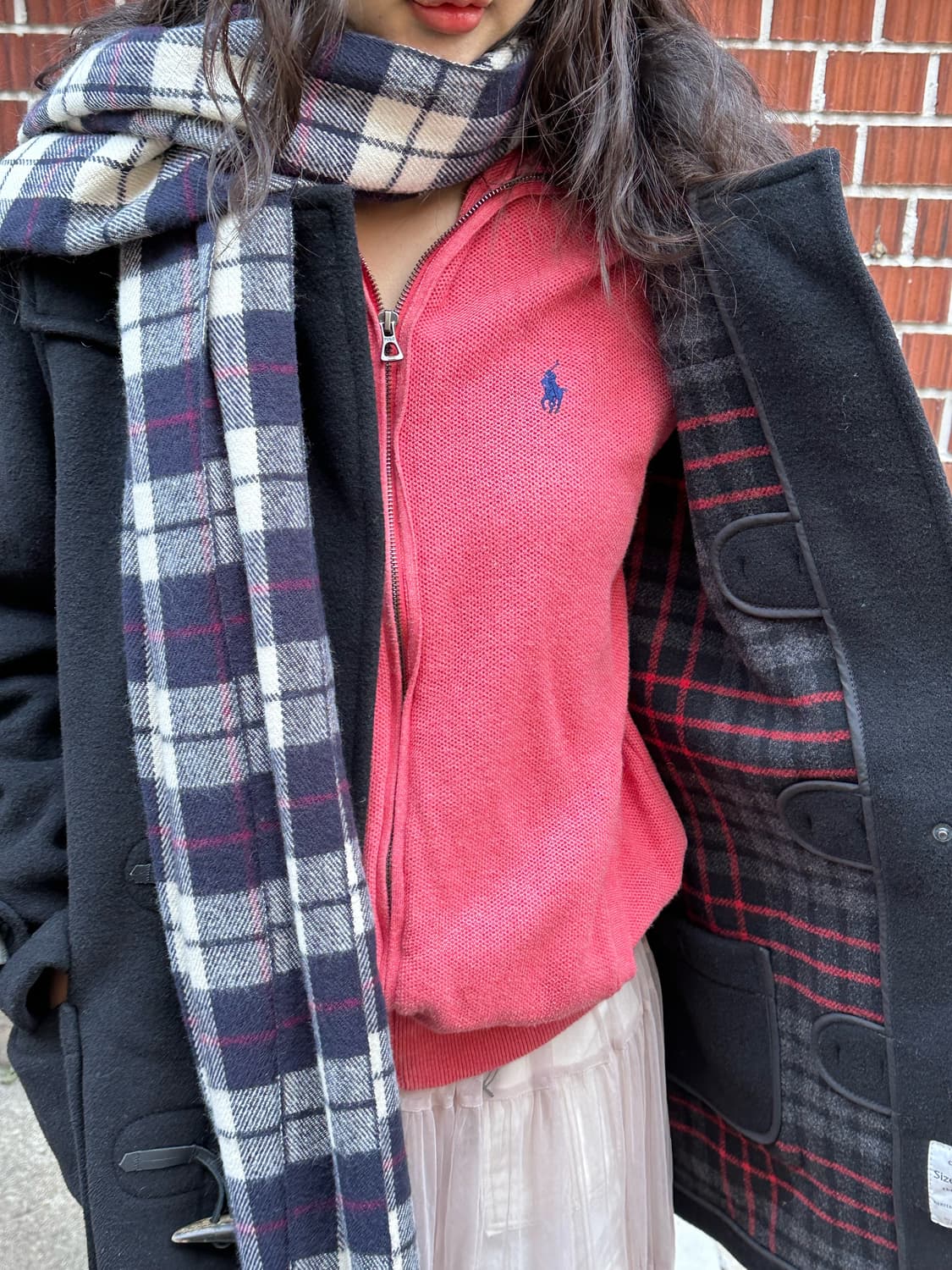 글로버올 떡코 폴로 니트집업 시스루 스커트 카고팬츠 세트 상품이미지4