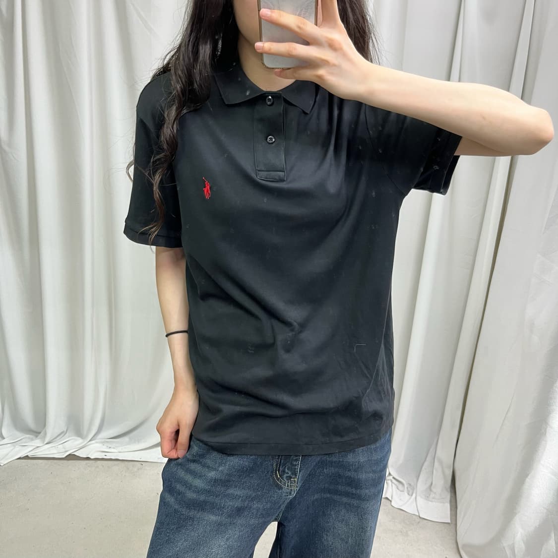 Polo black collar T-shirts 상품이미지3
