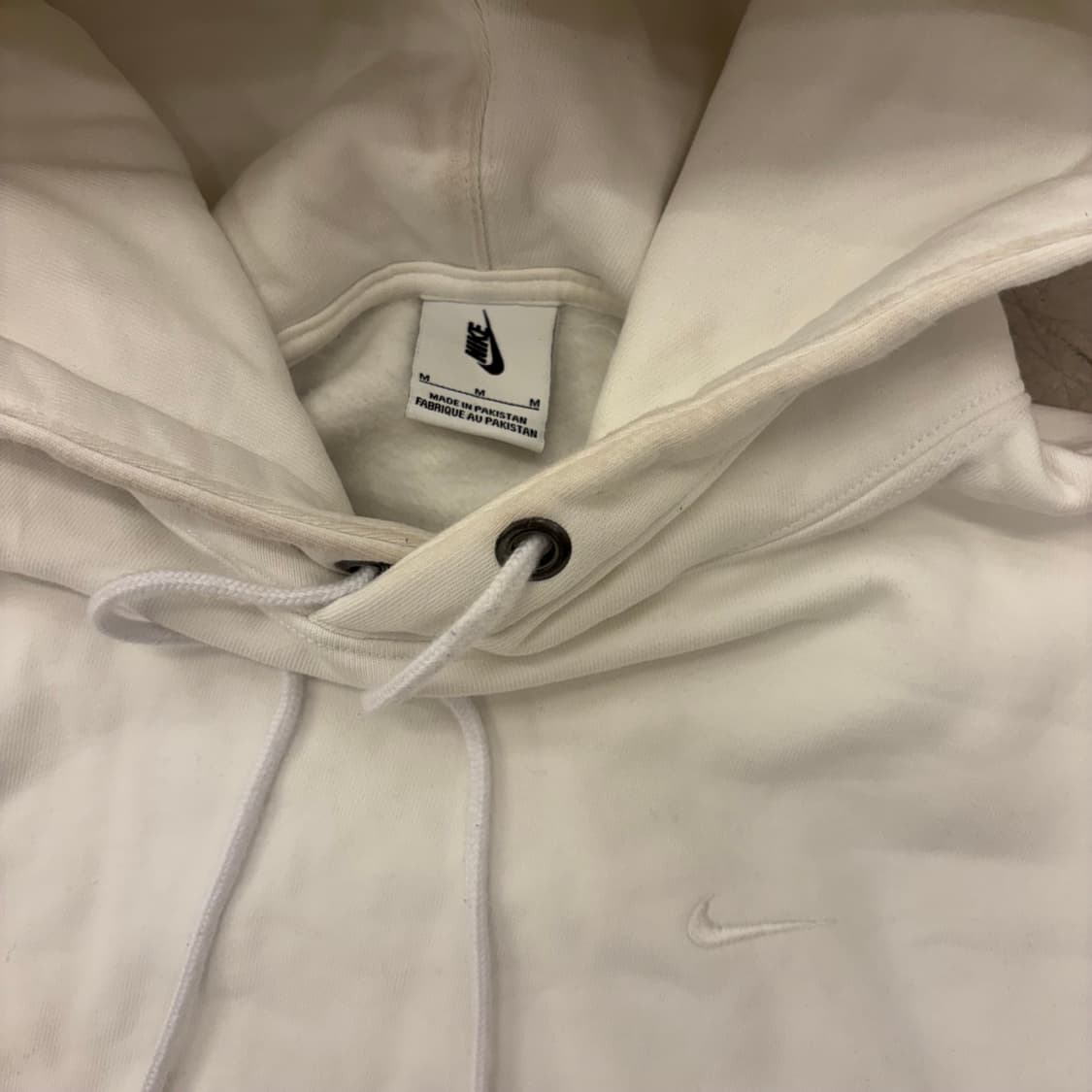 나이키 랩 NRG 스우시 화이트 후드티 상품이미지3