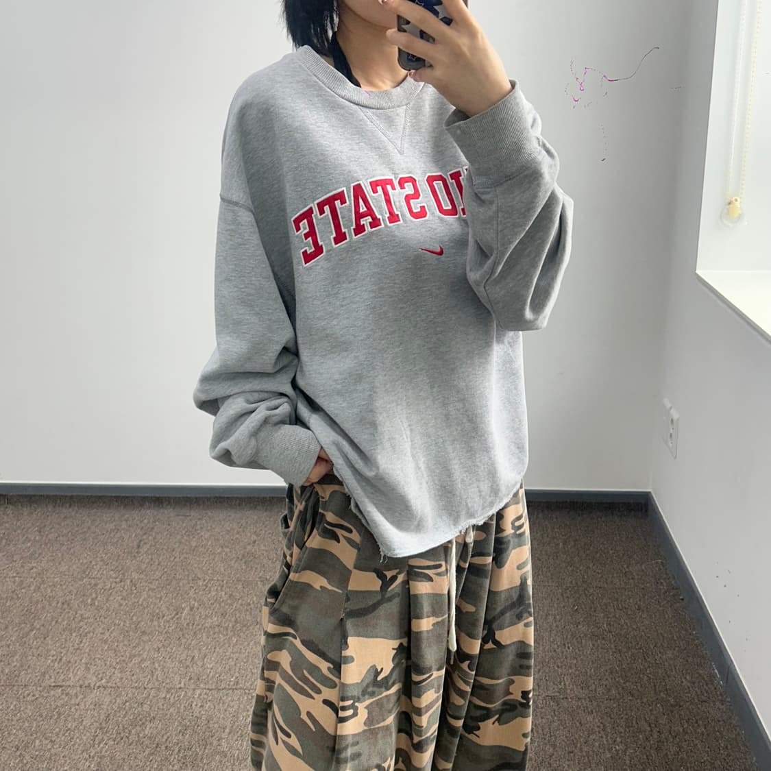 Nike 나이키 오하이오 스테이트 그레이 맨투맨 상품이미지2