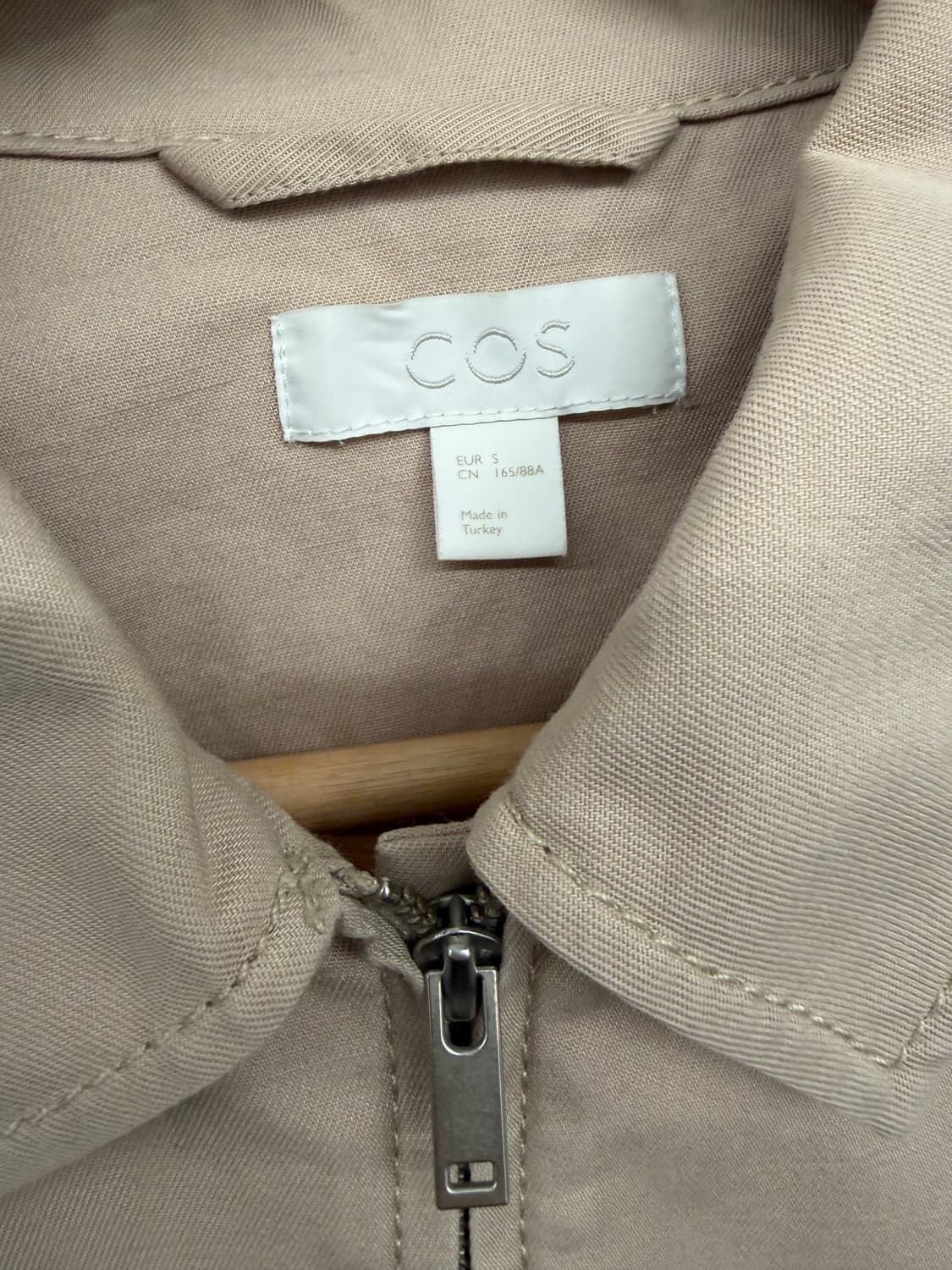 [S] COS 코스 베이지색 벨티드 자켓 상품이미지2