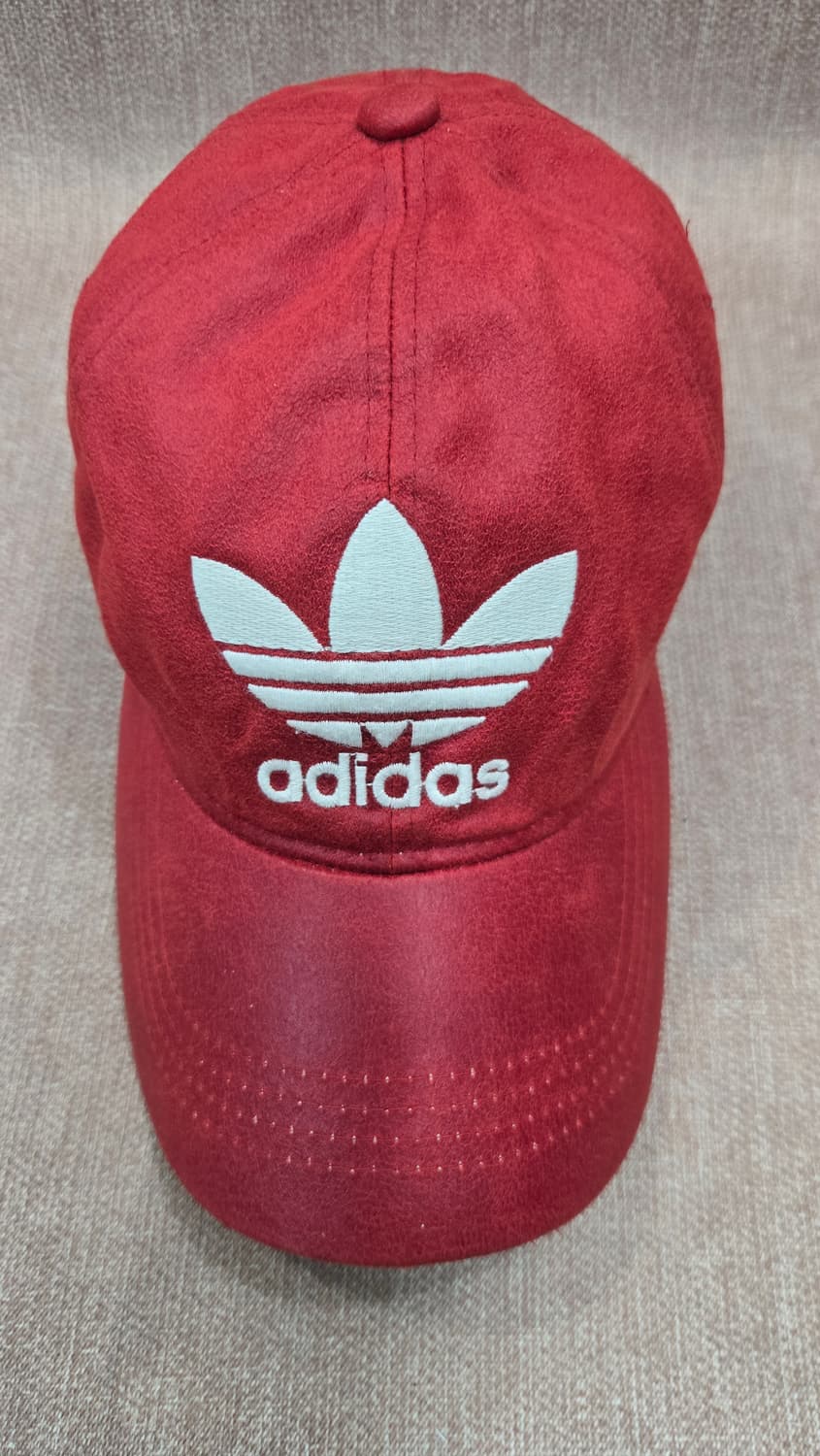 아디다스  스웨이드 레드 와인 빈티지  볼캡 상품이미지1