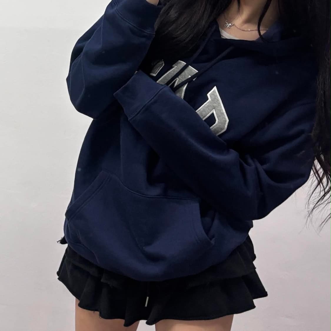 Gap 갭 네이비 폭닥 스웨트셔츠 후드티(L) 상품이미지1