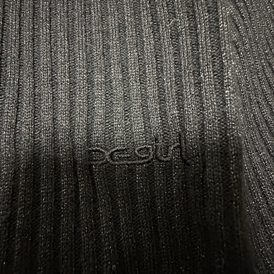 X-GIRL knit black 상품이미지3