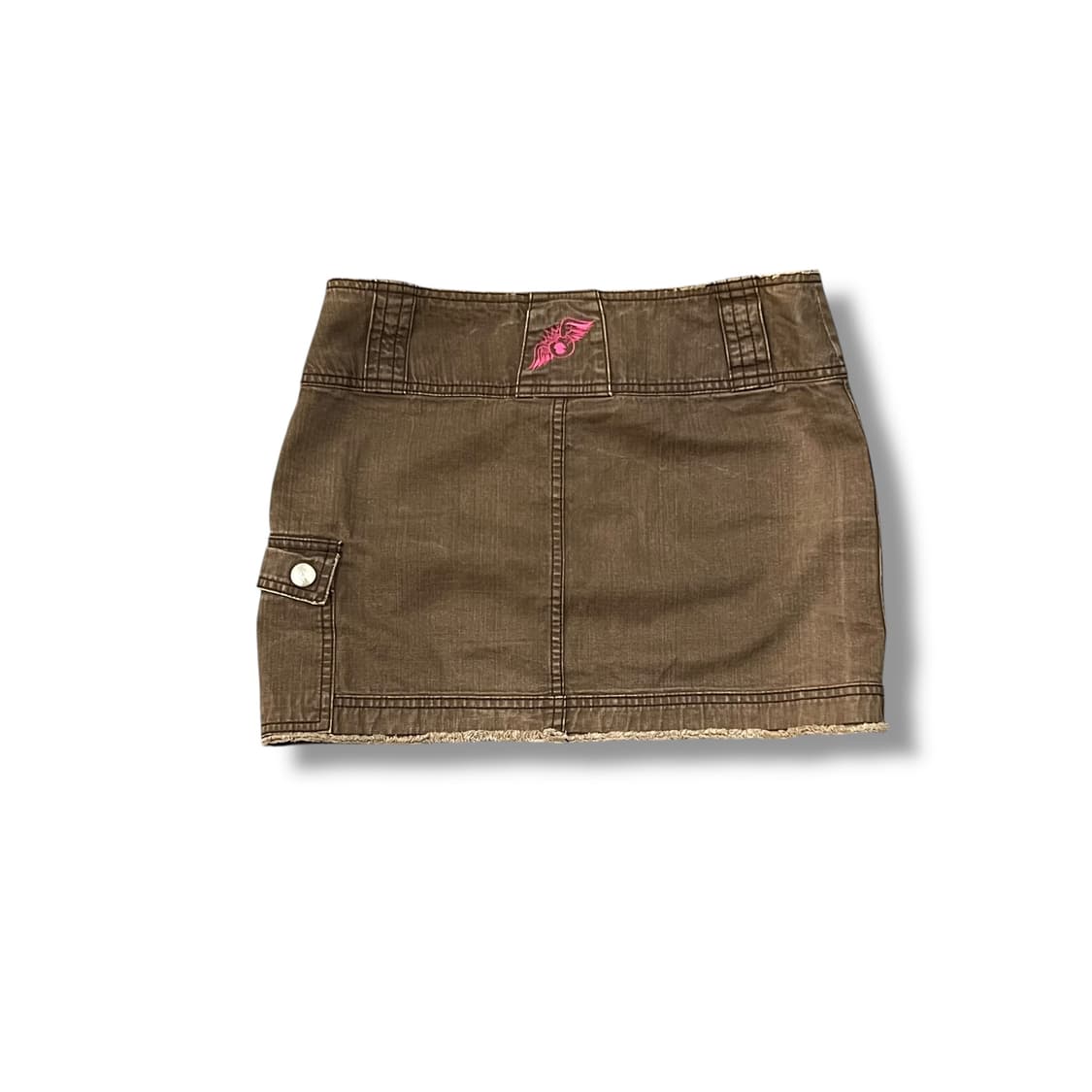  본더치 패치 그래픽 데님 스커트 y13932 상품이미지3