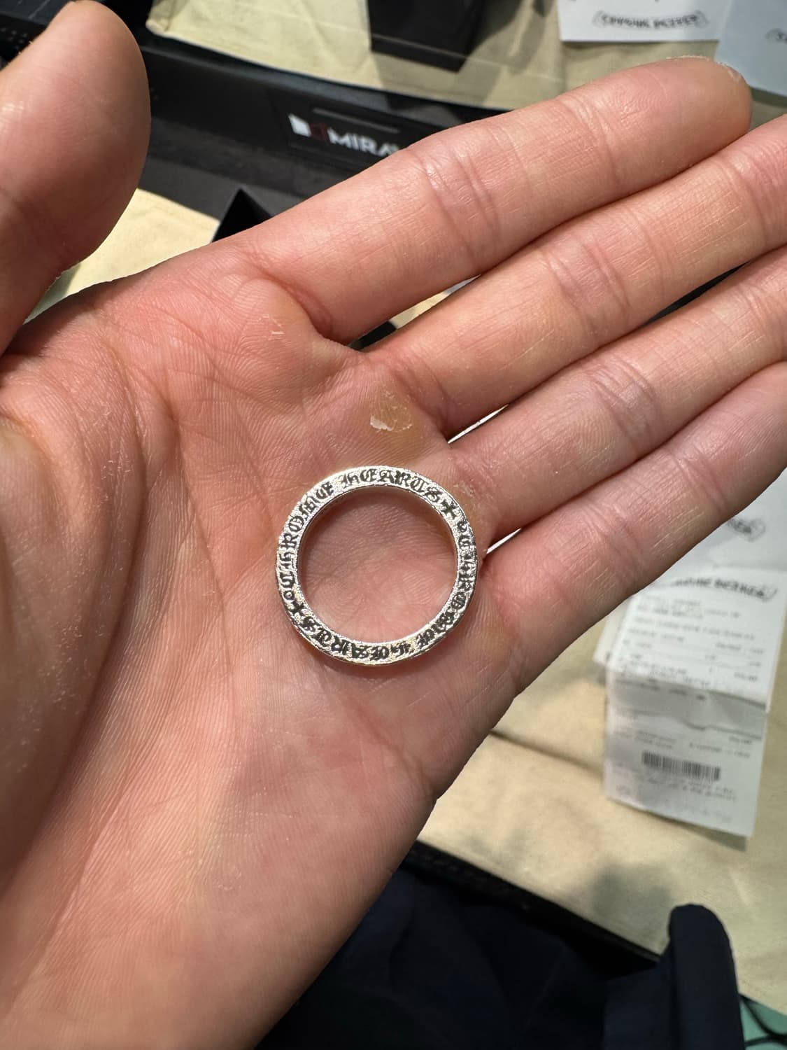 크롬하츠 퍽유링 3mm us9 상품이미지2