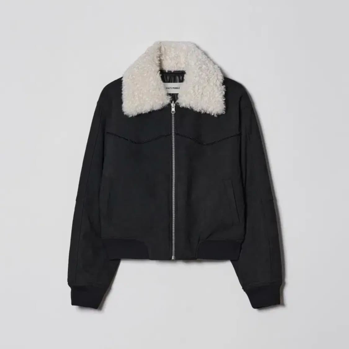 솔티페블 리버시블 퀼팅 스웨이드 점퍼 상품이미지1