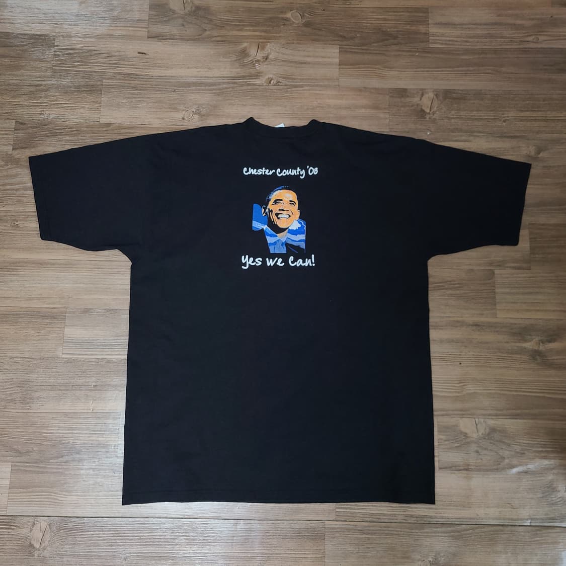00s USA 버락 오바마 2008년 빈티지 랩티셔츠 반팔 티셔츠 XXL 상품이미지1