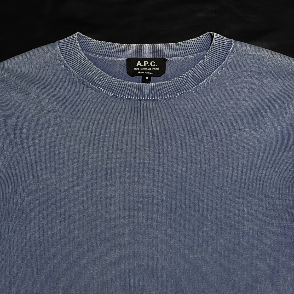 아페쎄 블루 니트 상품이미지3