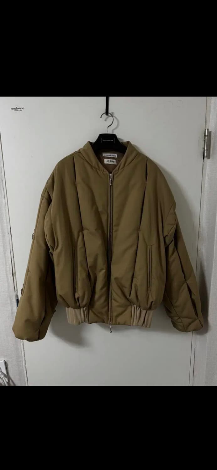 더블유워크샵 패디드 봄버 베이지 2 상품이미지1