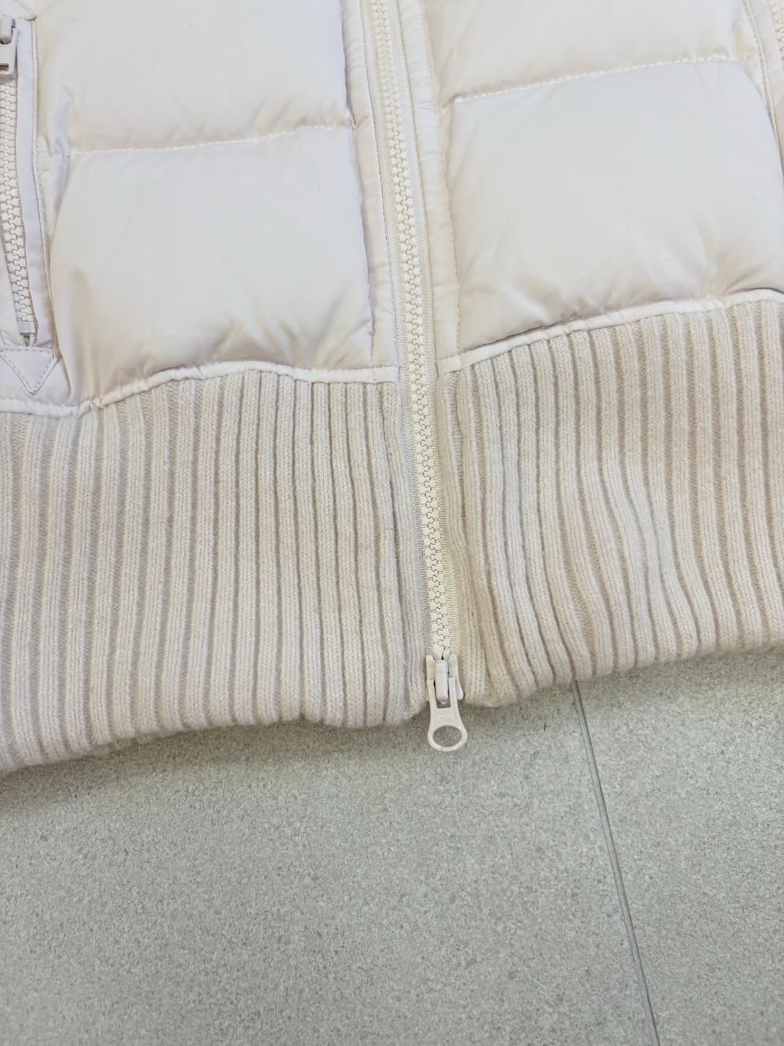 연핑크 퍼 조끼패딩 상품이미지3