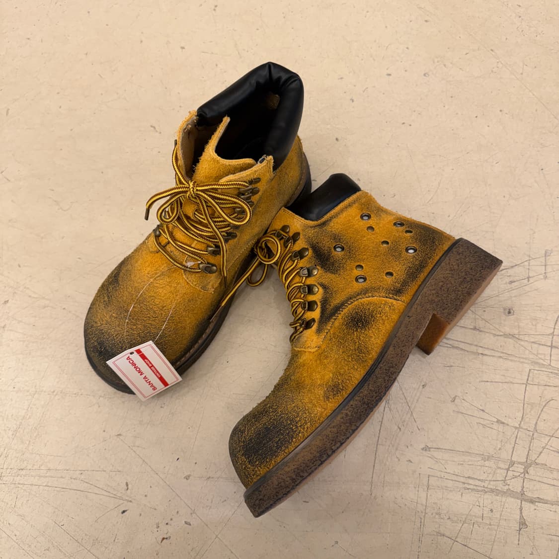 디스트레스드 스웨이드 워커 부츠 U888 상품이미지4