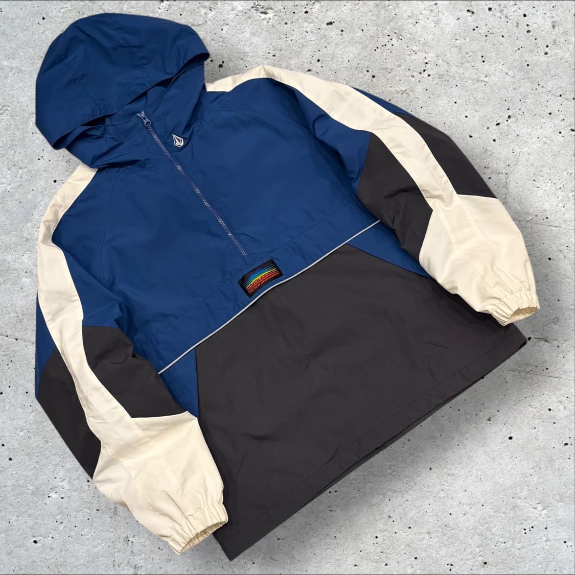 [M] 볼컴 블루 아노락 후드 바람막이 C9 상품이미지1