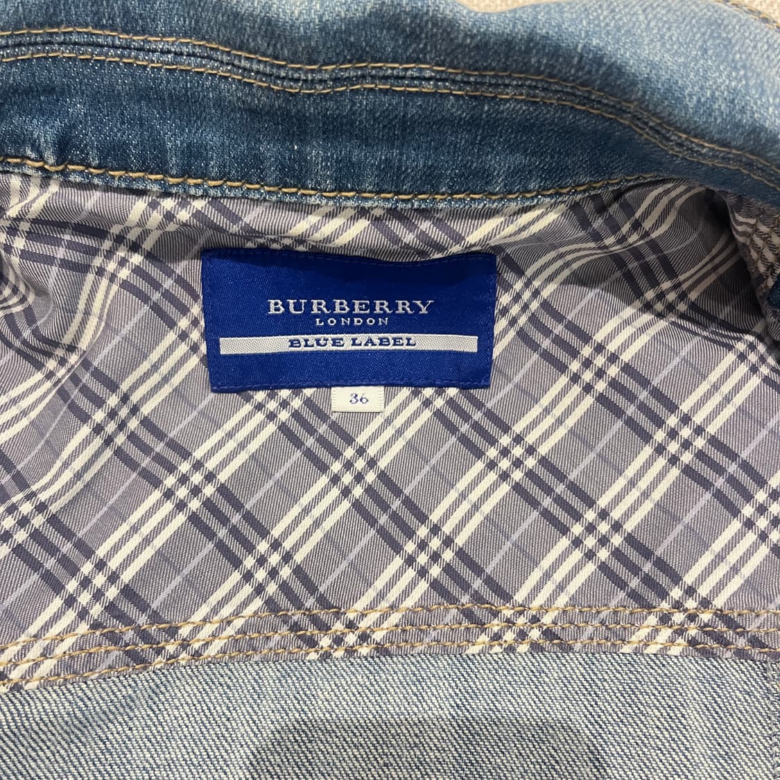 버버리 burberry 청자켓 / 36사이즈 상품이미지6