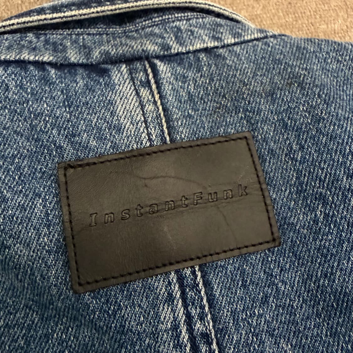 Instantfunk 인스턴트펑크 데님 싱글 자켓 공용 3 상품이미지6