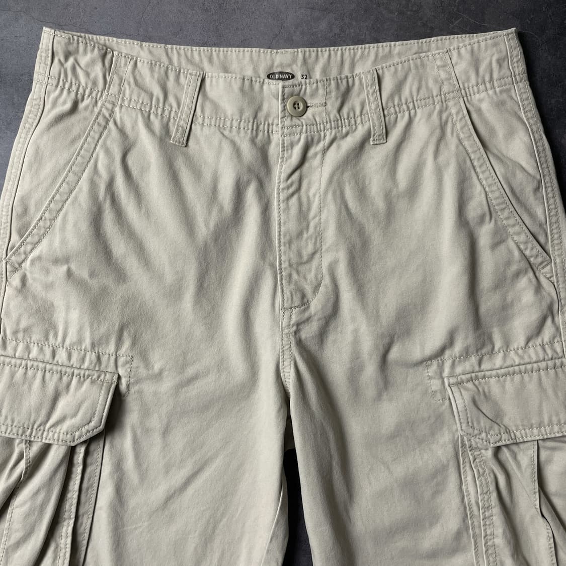 OLD NAVY 올드네이비 아이보리 코튼 카고 하프 팬츠 A00766 상품이미지2