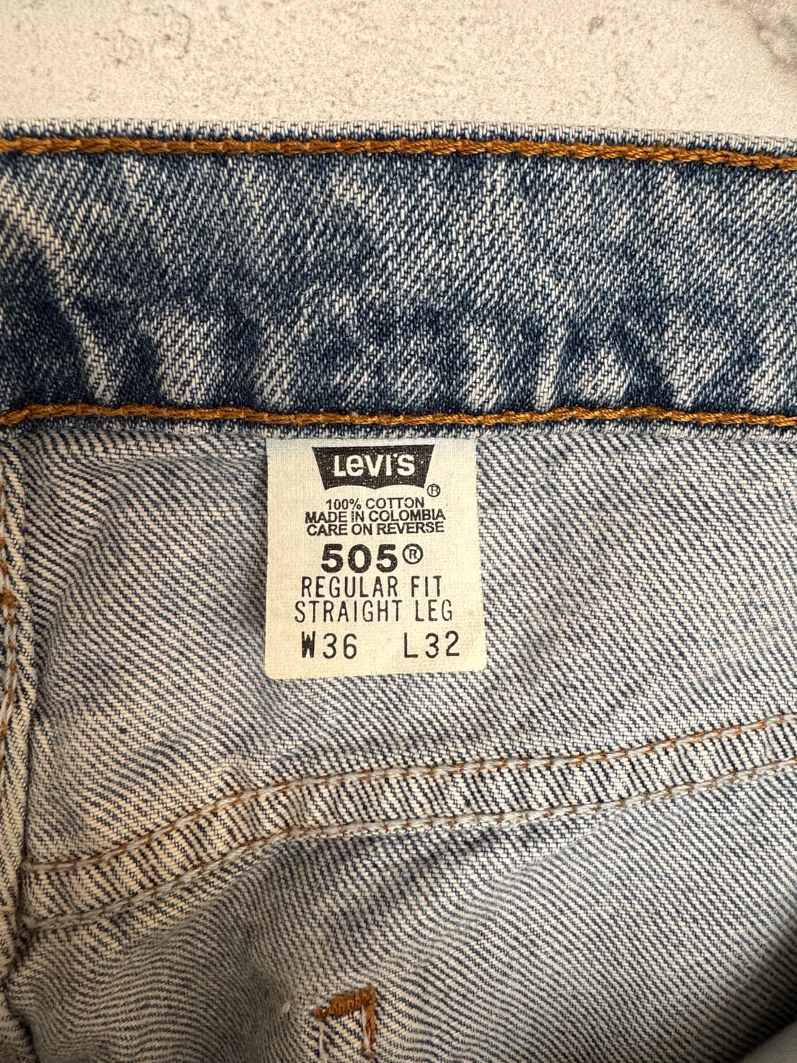 90s 리바이스 505 오랜지 탭 상품이미지5