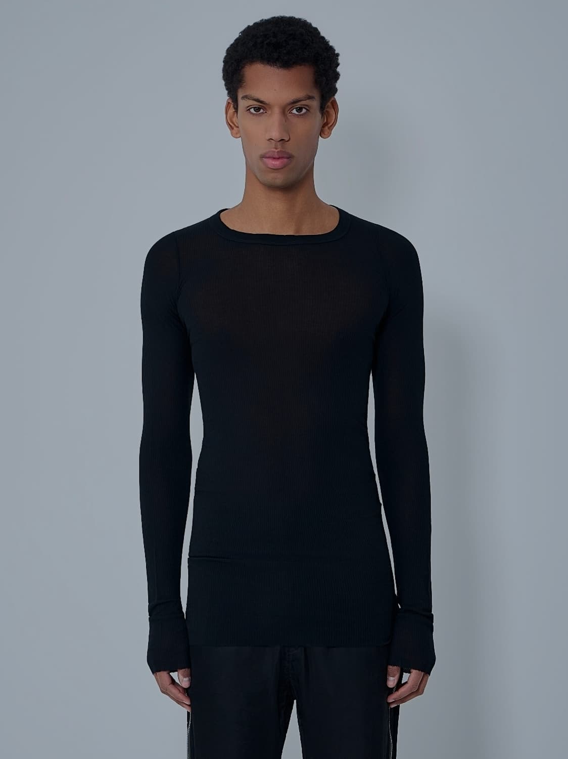 릭오웬스 SS25 립 롱슬리브 RC 블랙  상품이미지5