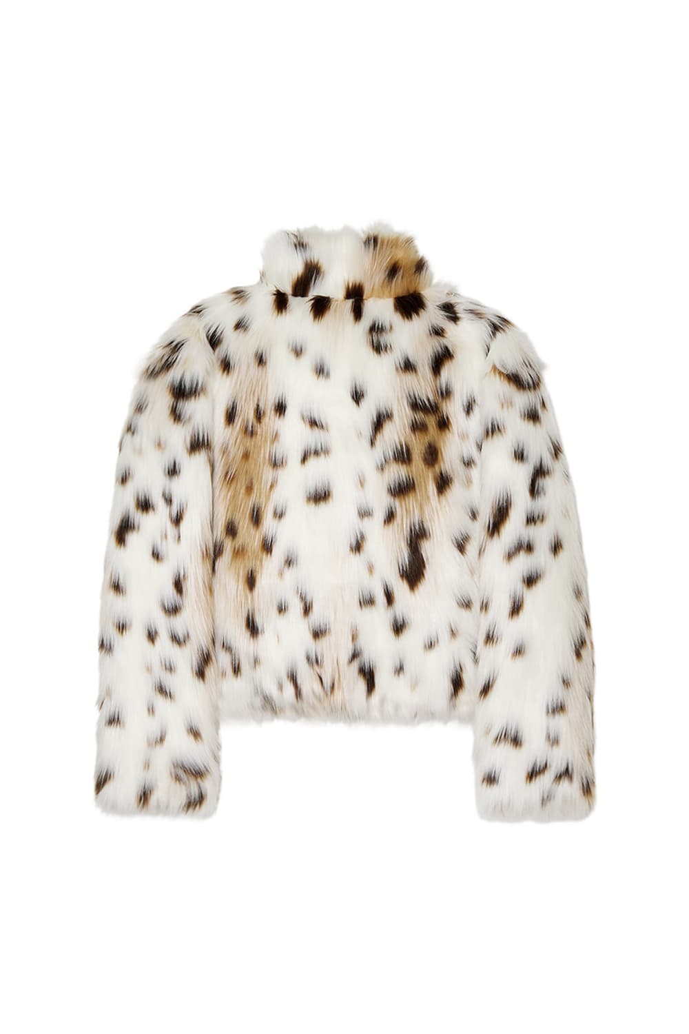 투머치택스 폭스 퍼 크롭 자켓 레오파드 상품이미지5