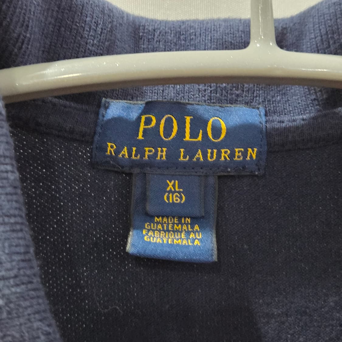 폴로랄프로렌 걸즈 피케 카라티 네이비 XL/16 상품이미지3