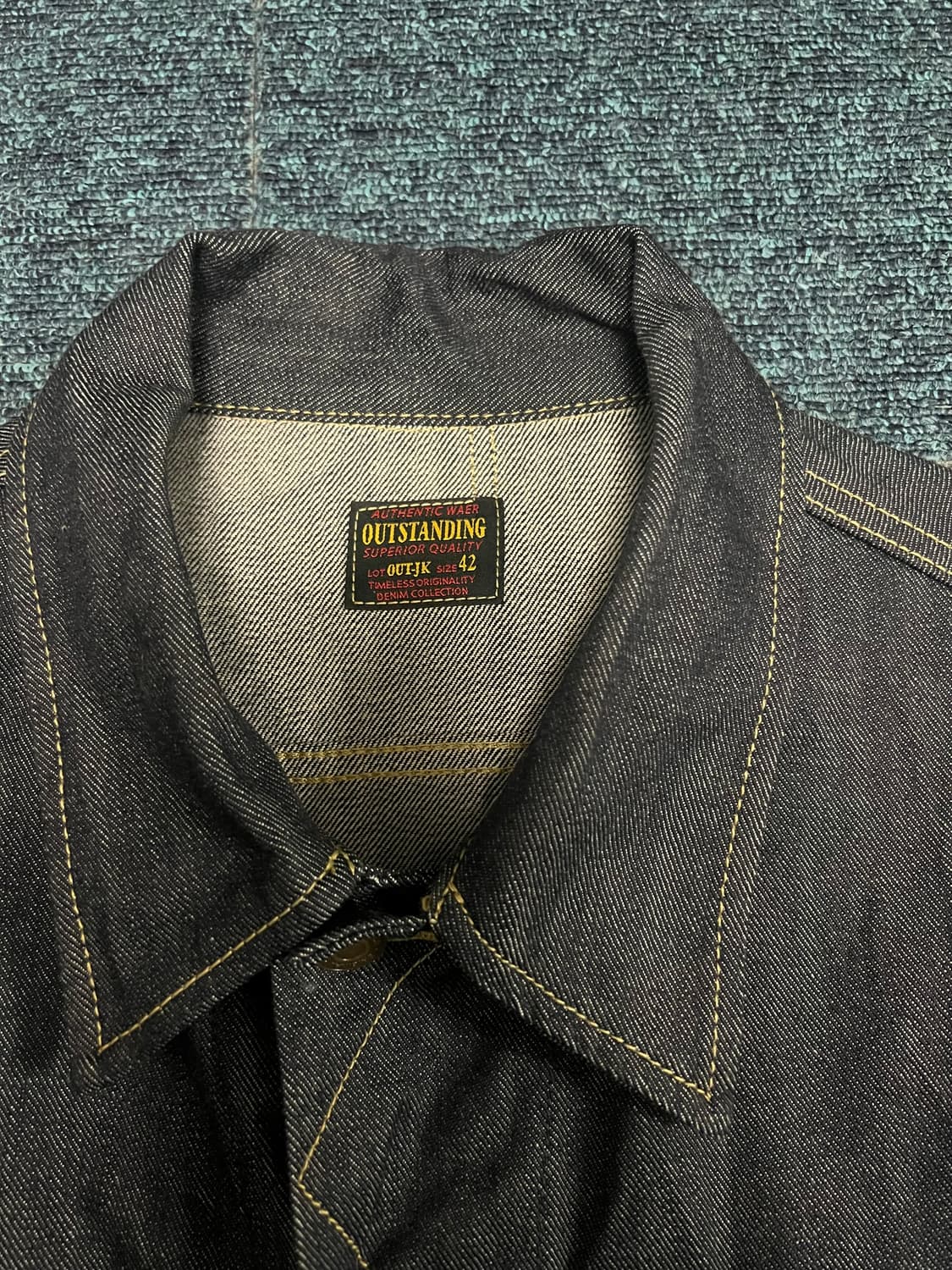 아웃스탠딩 리 복각 청자켓 / 50S WESTERN RIDER SELVE 상품이미지6