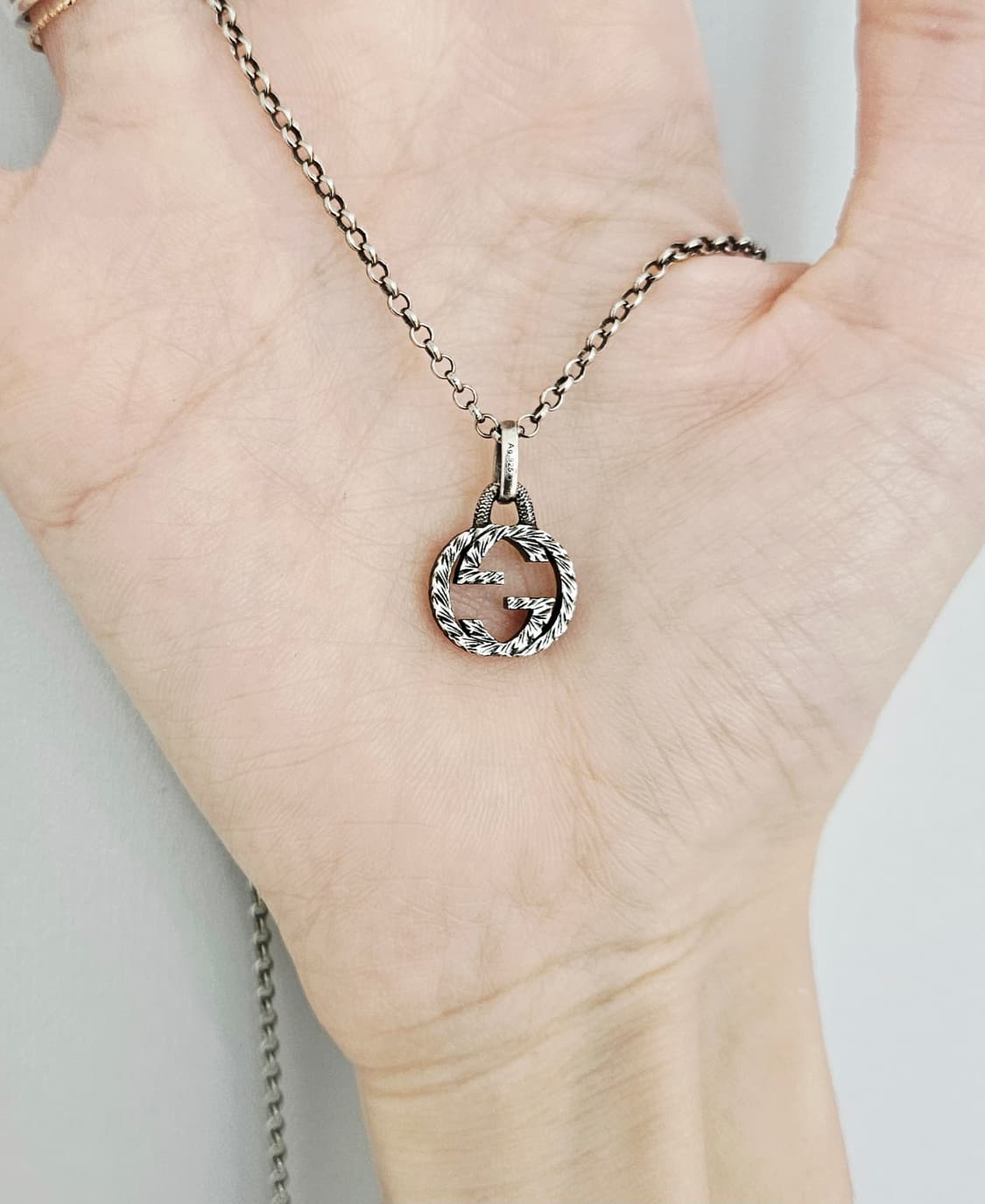 구찌 인터로킹 G 팬던트 목걸이 [정품] 상품이미지6